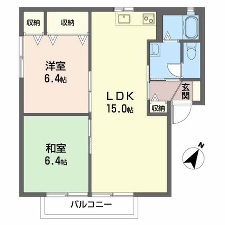 「繭」の物件間取画像